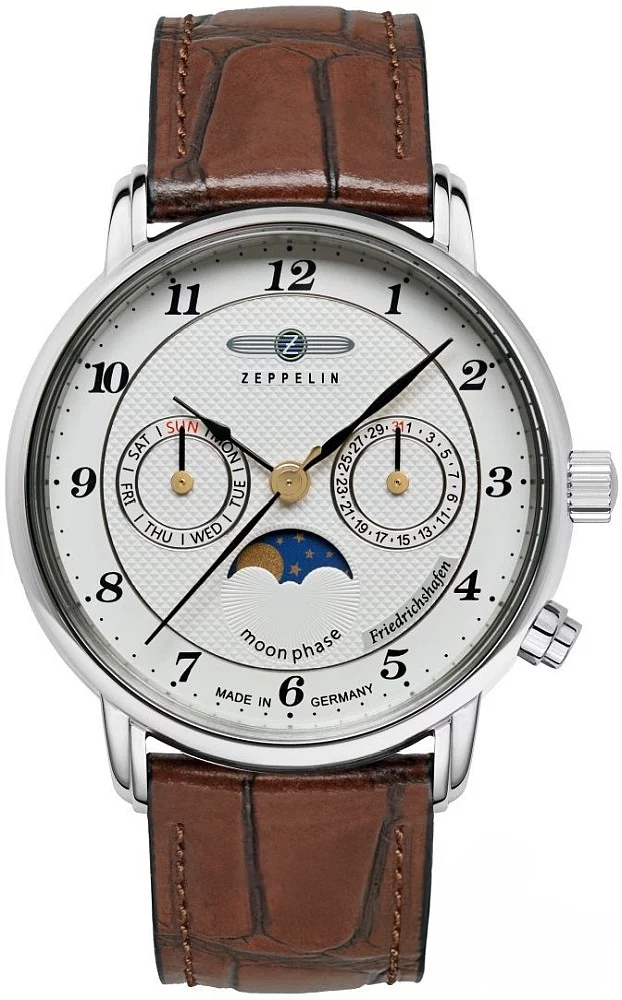 Friedrichshafen Lady Day-Date Moonphase Zeppelin 85371 