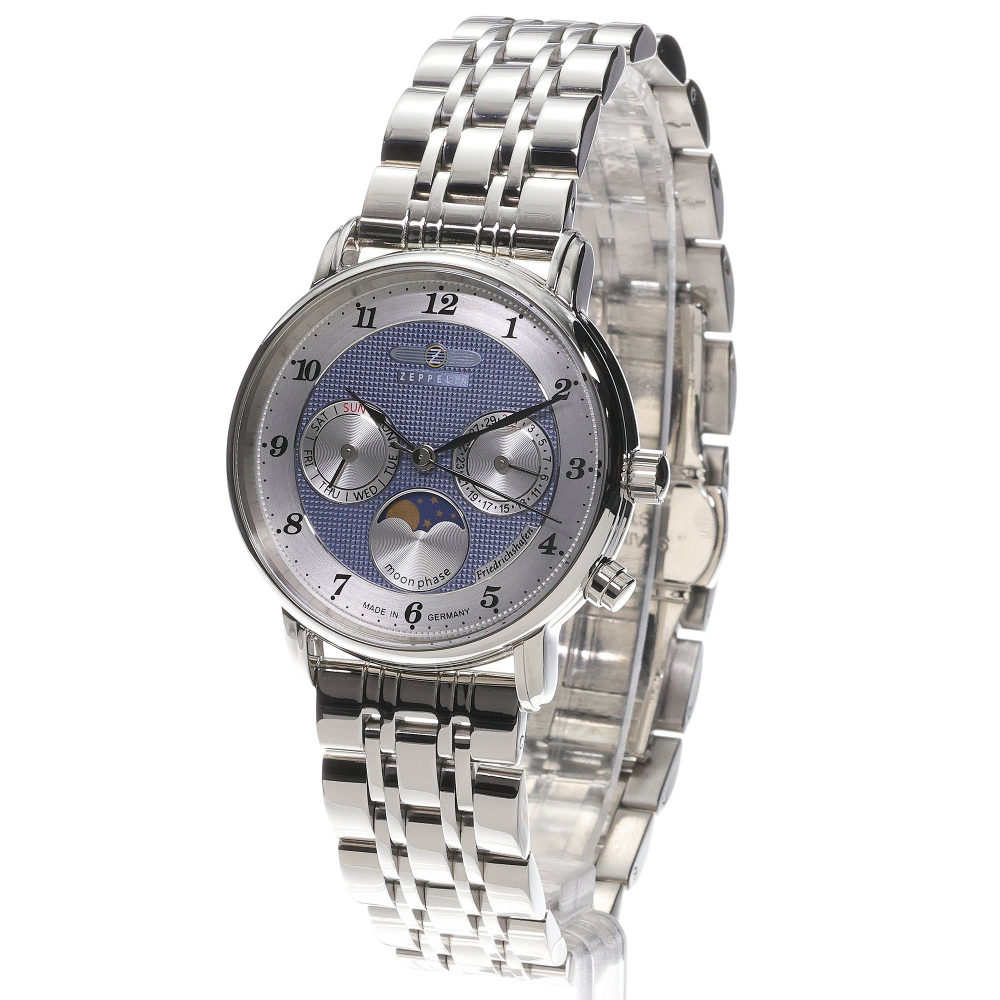 Zeppelin 8537M3 Quartz Moonphase zegarek lotniczy Zeppelin - miniatura 2
