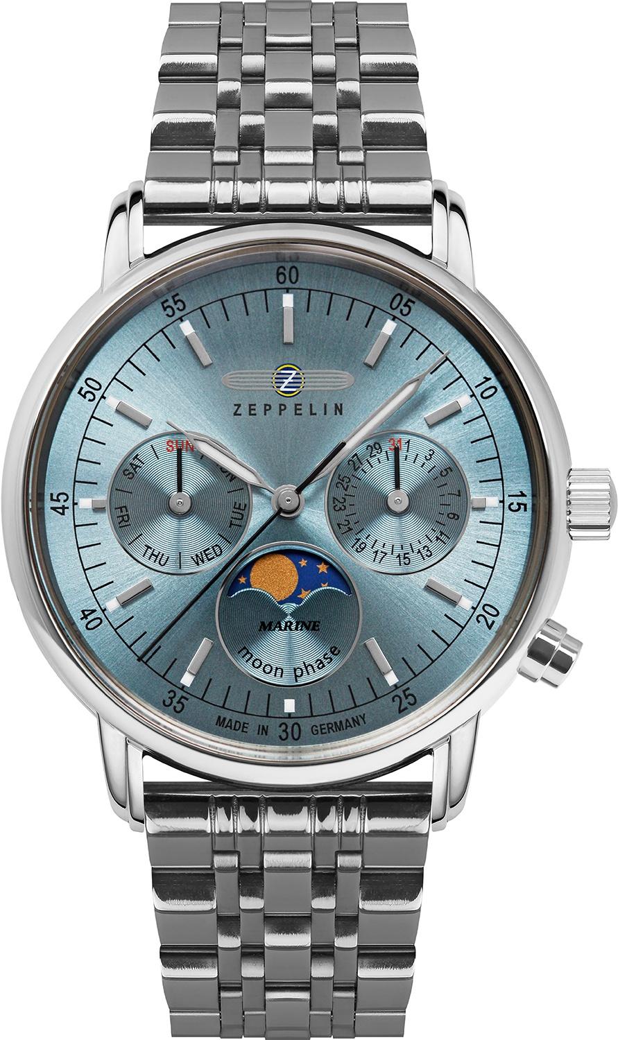 Zeppelin LZ14 Marine Moonphase 8637M-3