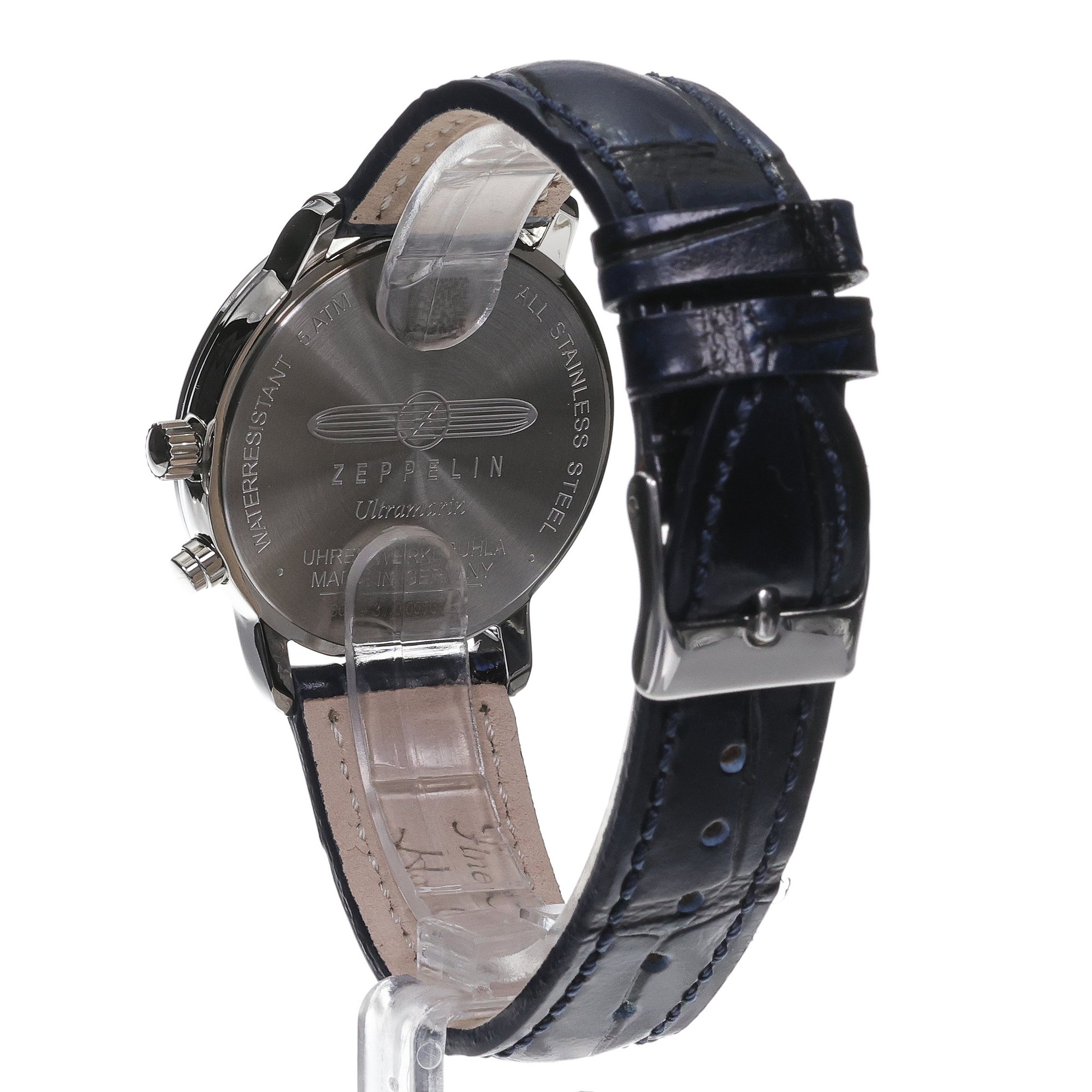 Zeppelin 86393 New Captains Quartz Moonphase zegarek klasyczny New Captains Line