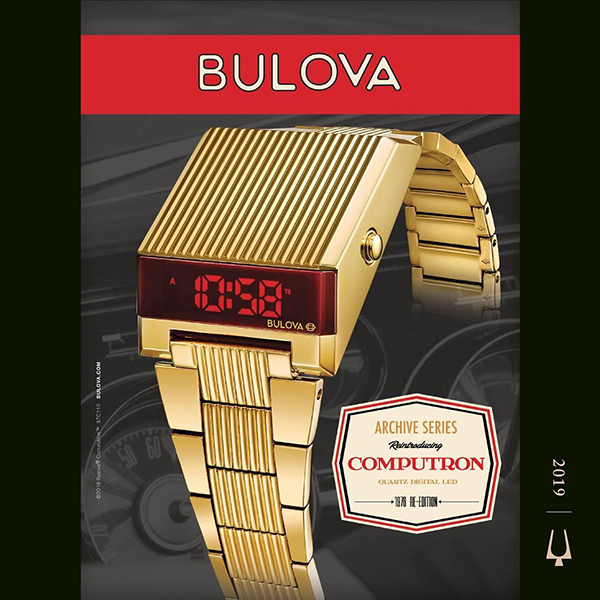 Bulova 97C110 Computron zegarek męski klasyczny mineralne
