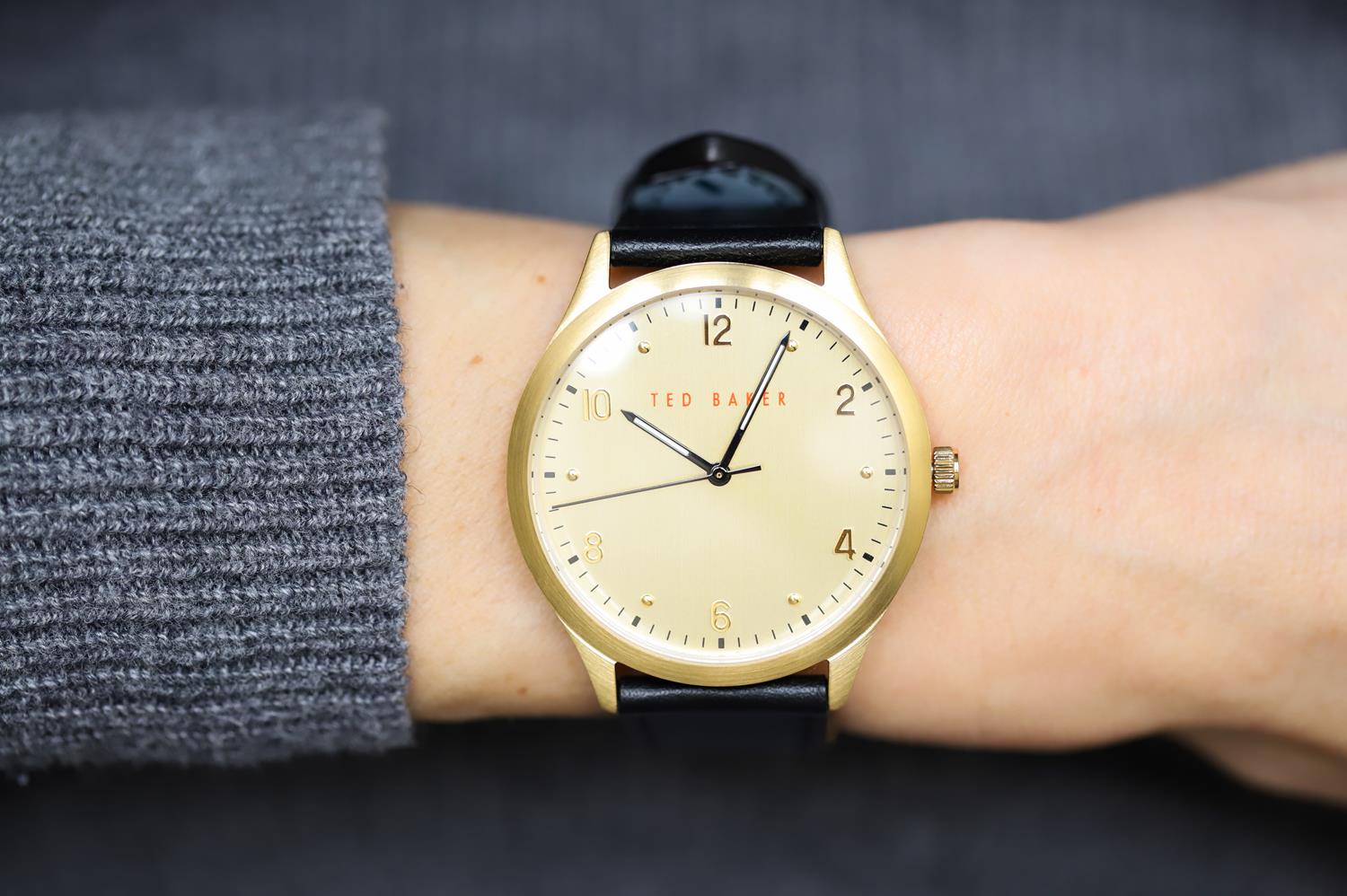 zegarek Ted Baker BKPMHF905 złoty pasek - miniatura 7