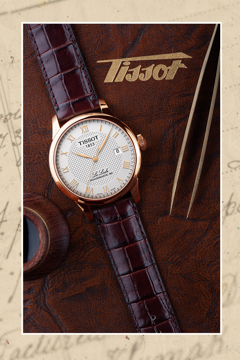 zegarek Tissot T006.407.36.263.00 złoty Le Locle