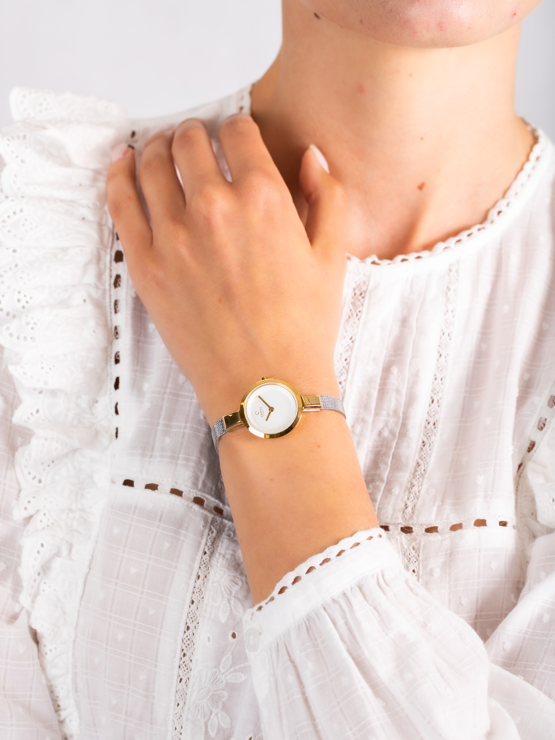 Obaku Denmark V129LGIMC1 damski zegarek Slim bransoleta - miniatura 3