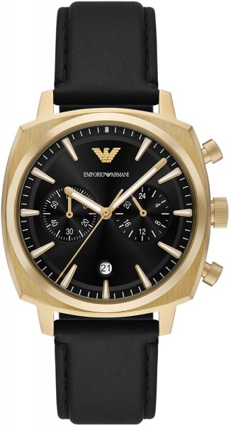 Emporio Armani Stainless Steel Quartz Chronograph watch with Cushion Case AR11690