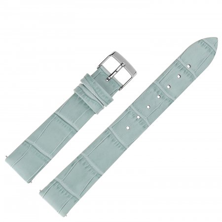 Pasek do zegarka Aviator Pasek Ladies Moonflight Skóra (V.1.33.0) 16 mm - Miętowy błyszcząca kl. 