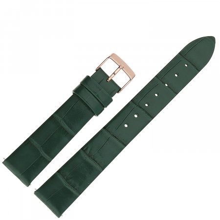 Pasek do zegarka Aviator Pasek Ladies Moonflight Skóra (V.1.33.2) 16 mm - Zielony różowa kl. 