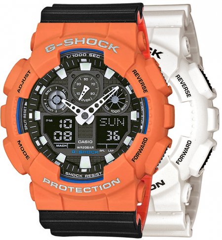 G-SHOCK SET GA-100B-7AER + BEZEL 10589006 + PASEK 10577142