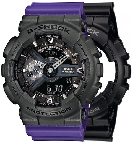 G-SHOCK SET GA-110-1BER + BEZEL 10467795 + PASEK 10498156