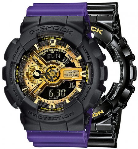 G-SHOCK SET GA-110GB-1AER + BEZEL 10358741 + PASEK 10498156