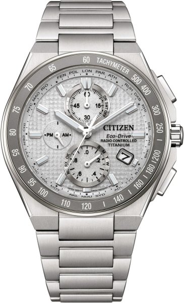 Citizen Eco-Drive Radio Controlled Super Titanium Chronograph AT8391-52H