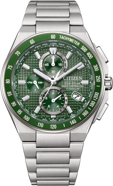 Citizen Eco-Drive Radio Controlled Super Titanium Chronograph AT8398-53X