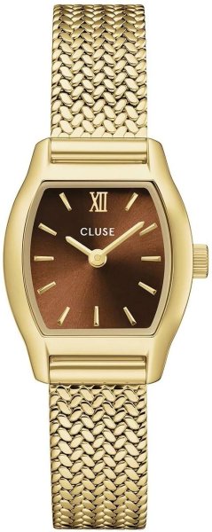 Cluse Tonnette Mini Brown Gold CW16504