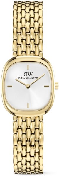 Zegarek Daniel Wellington DW00100993 Corta White Grain-Link Gold 24mm