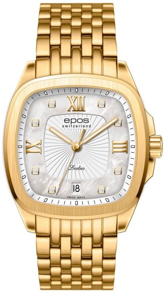 Zegarek Epos 8003.700.22.80.32 Ladies Diamonds Cushion-Shaped