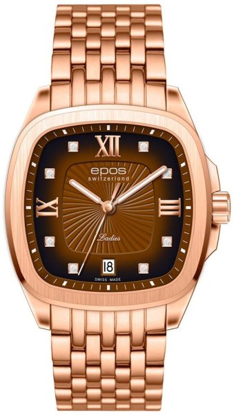 Zegarek Epos 8003.700.24.87.34 Ladies Diamonds Cushion-Shaped