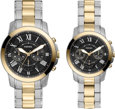 Fossil Grant Chronograph Gift Set 44mm / 36mm FS6202SET