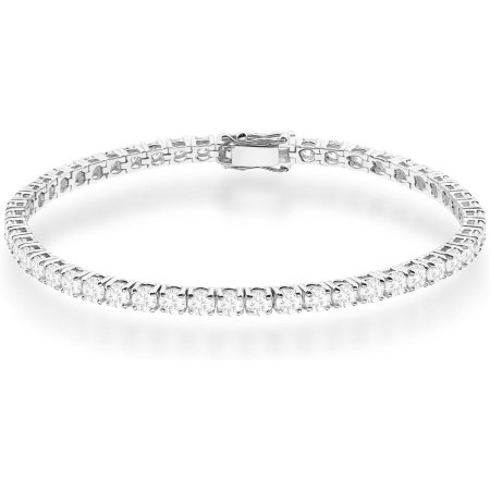 Harf Bransoletka z diamentami, białe złoto, próba 585 B0078-BR-AUB-DIW-18-00