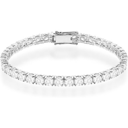 Harf Bransoletka z diamentami laboratoryjnymi, białe złoto, próba 585 B0078-BR-AUB-LDW-34-00