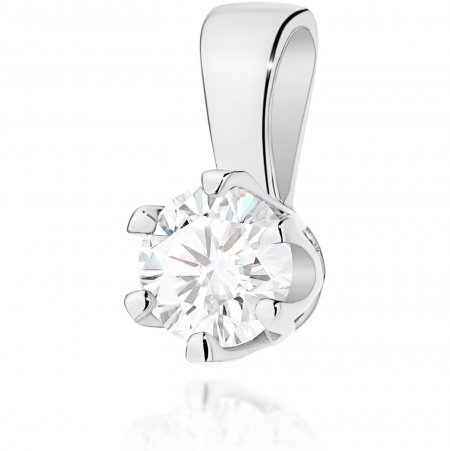 Biżuteria Harf B0440-ZA-AUB-DIW-02-OK Zawieszka z białego złota próby 585 z diamentem 0,30 ct