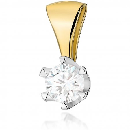Harf Zawieszka z żółtego złota z diamentem 0,70 ct, próba 585 B0440-ZA-AUZ-DIW-14-OK