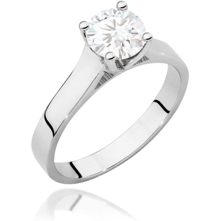 Harf Pierścionek z białego złota z diamentem 1,00 ct, próba 375 B1052-PI-00-DIW-08-OK