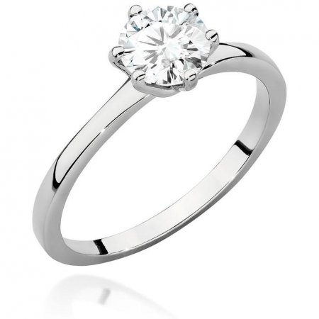 Harf Pierścionek z białego złota z diamentem 1,00 ct, próba 375 B1070-PI-00-DIW-10-OK