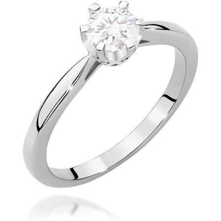 Harf Pierścionek z białego złota z diamentem 0,50 ct, próba 375 B1078-PI-00-DIW-04-OK