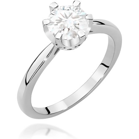 Harf Pierścionek z białego złota z diamentem 1,00 ct, próba 375 B1078-PI-00-DIW-08-OK