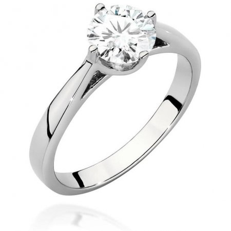 Harf Pierścionek z białego złota z diamentem 1,00 ct, próba 375 B1086-PI-00-DIW-08-OK