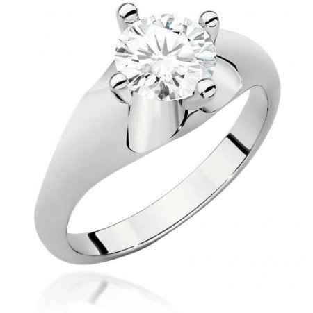 Harf Pierścionek z białego złota z diamentem 1,00 ct, próba 375 B1090-PI-00-DIW-08-OK