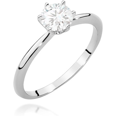 Harf Pierścionek z białego złota z diamentem 0,70 ct, próba 375 B1106-PI-00-DIW-06-OK