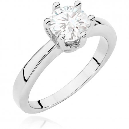 Harf Pierścionek z białego złota z diamentem 1,00 ct, próba 375 B1126-PI-00-DIW-08-OK
