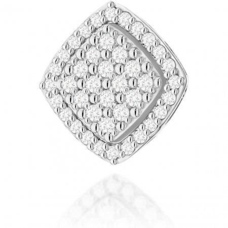 Harf Zawieszka z białego złota próby 585 z diamentami B1136-ZA-AUB-DIW-02-00