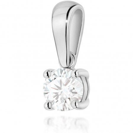 Harf Zawieszka z białego złota z pojedynczym diamentem 0,70 ct B1152-ZA-AUB-DIW-08-OK
