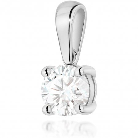 Harf Zawieszka z białego złota z diamentem laboratoryjnym 1,00 ct B1152-ZA-AUB-LDW-10-OK