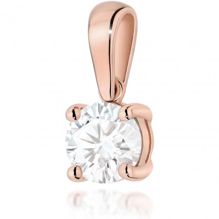 Harf Zawieszka z różowego złota z diamentem laboratoryjnym 1,00 ct, próba 585 B1152-ZA-AUR-LDW-10-OK