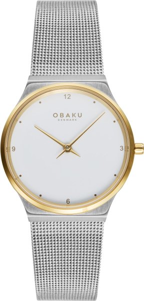 Zegarek Obaku V319LXFWMC Servietter Lille - Gold Steel