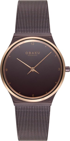 Zegarek Obaku V319LXXNMN Servietter Lille - Walnut