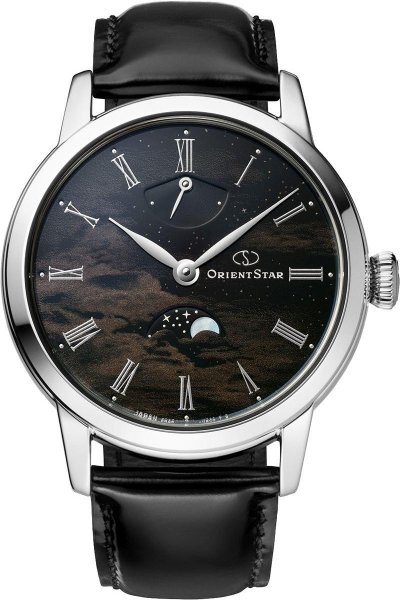 Zegarek Orient Star RE-BW0008B00B M45 Moon Phase F8 Mechanical 75th Anniversary Limited Edition