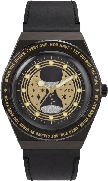 Timex Harry Potter x Q Timex Time Turner 36mm Leather Strap Watch TW2Y76000