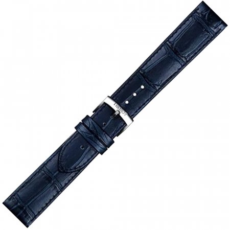 Pasek do zegarka Tissot T600041534 Skórzany Niebieski Pasek Tissot 20mm/18mm