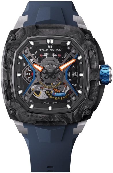 Tsar Bomba Dark Matter 5 Automatic Black Blue TB8605-02