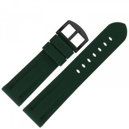 Pasek do zegarka Vostok Europe Pasek Expedition - Silikon (C731) zielony czarna kl. 
