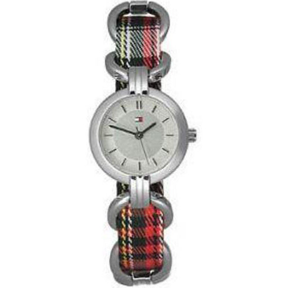 Krata w tartan i stalowe ogniwa