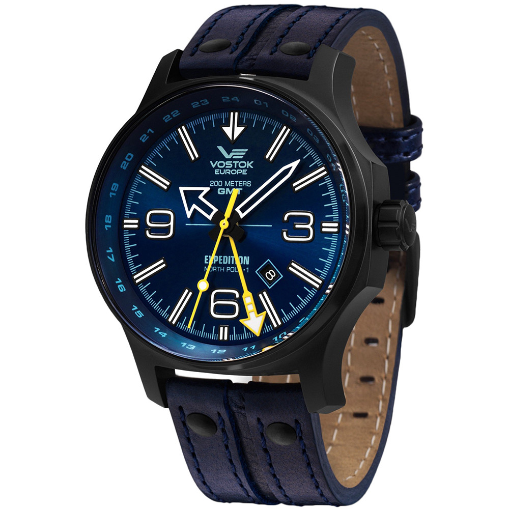 Opis zegarka Vostok Europe 515.24H-595C503 Expedition North Pole 1 Automatic 47mm