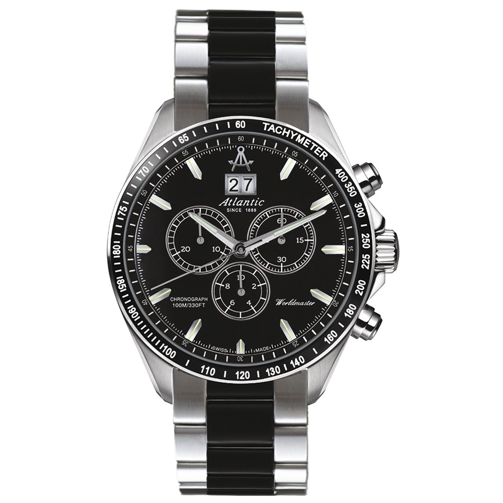 Opis zegarka Atlantic 55466.47.62 Worldmaster Chronograph