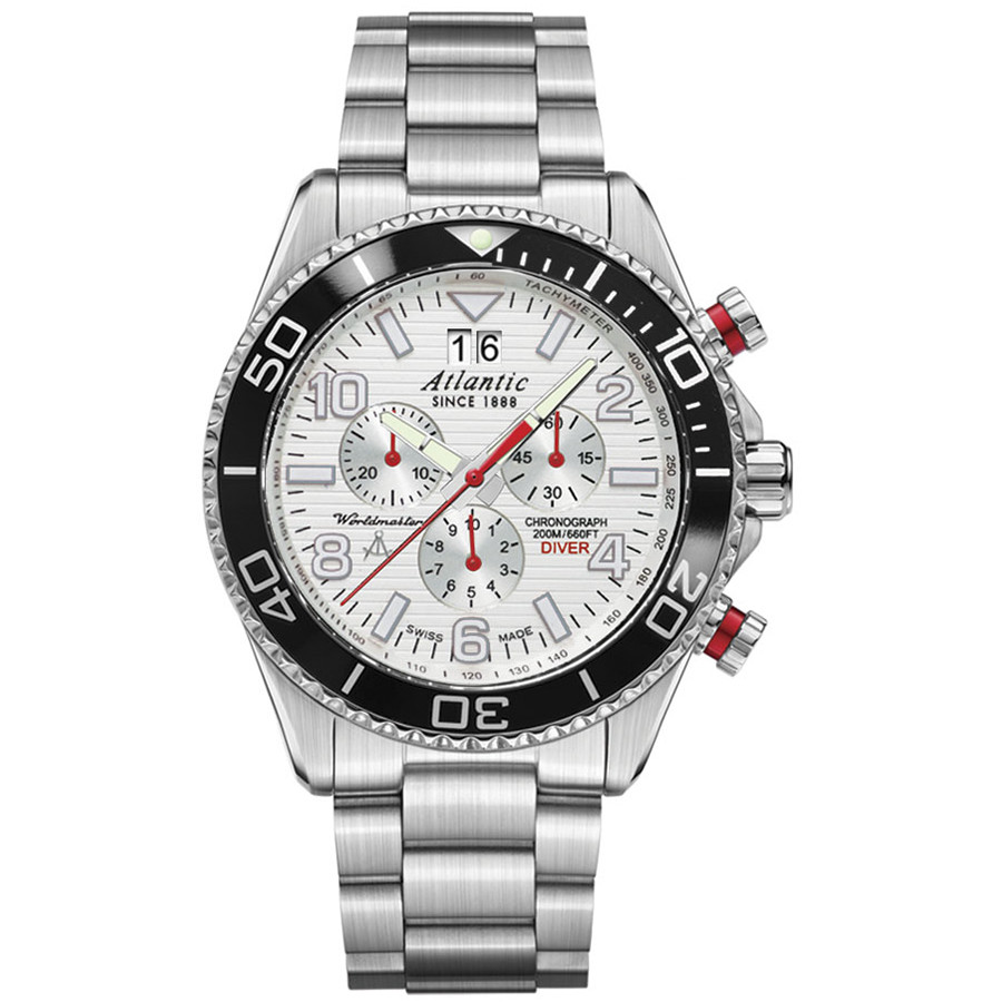 Opis zegarka Atlantic 55475.47.25S Worldmaster Diver