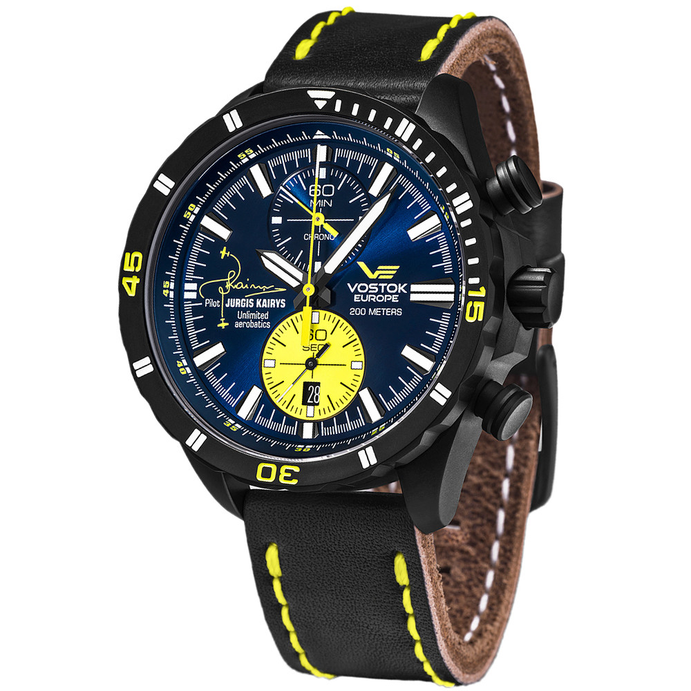 Opis zegarka Vostok Europe 6S11-320J362 Jurgis Kairys
