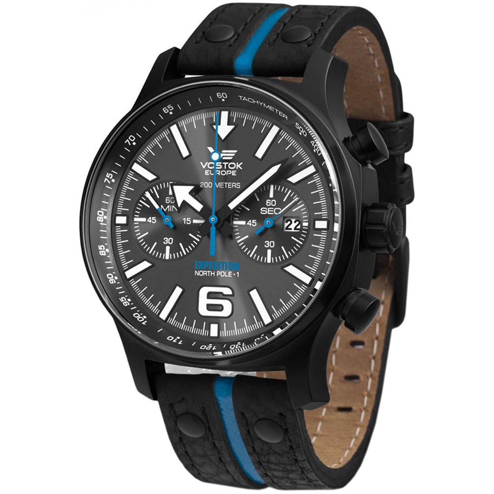 Opis zegarka Vostok Europe 6S21-5954198 Expedition North Pole 1 Chrono 47mm